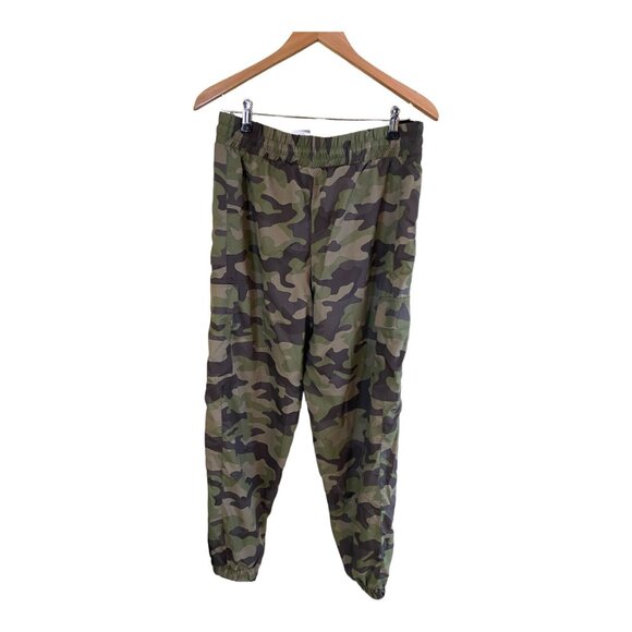 Isaac Morris IML Womens Large Camouflage Cargo Pants Elastic Waist & Drawstring - Picture 2 of 8